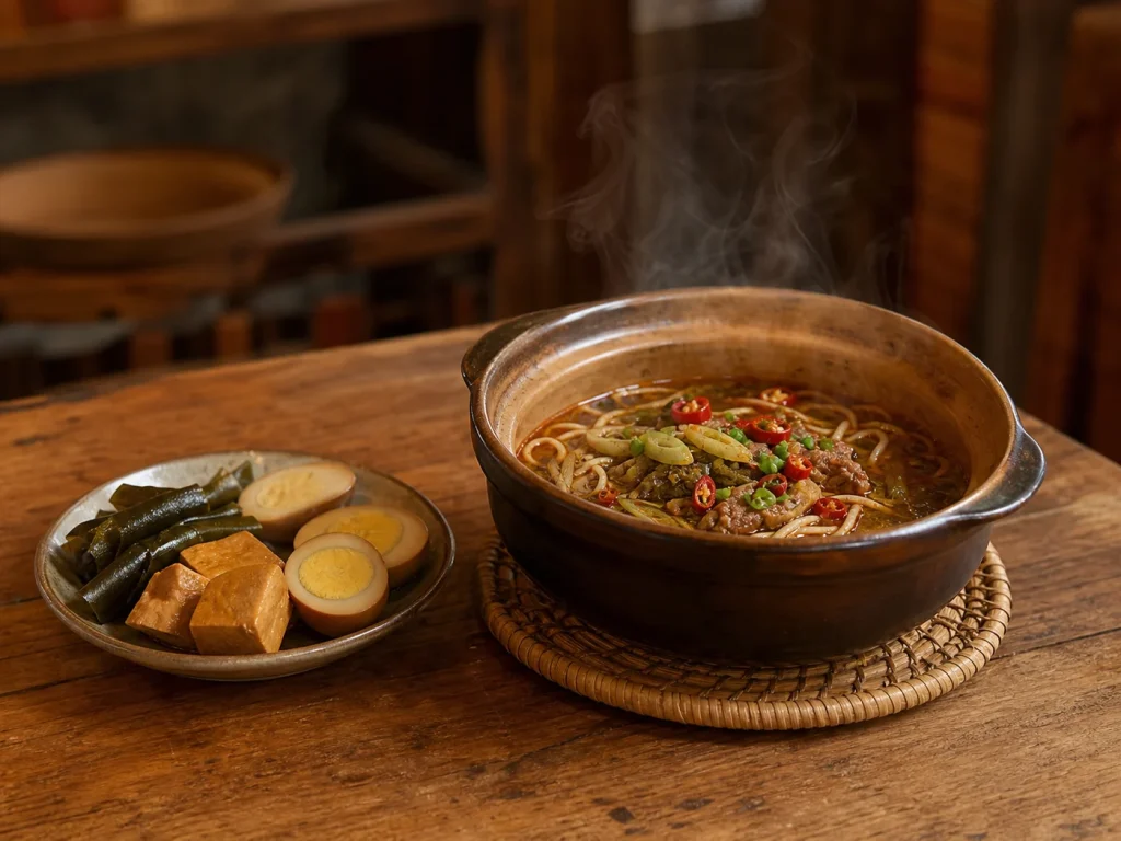瓦罐汤和小食实景照片
