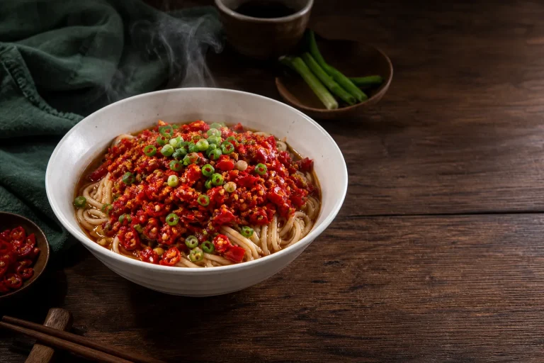 易大姐面馆品牌文章配图：一碗现煮剁椒湖南面