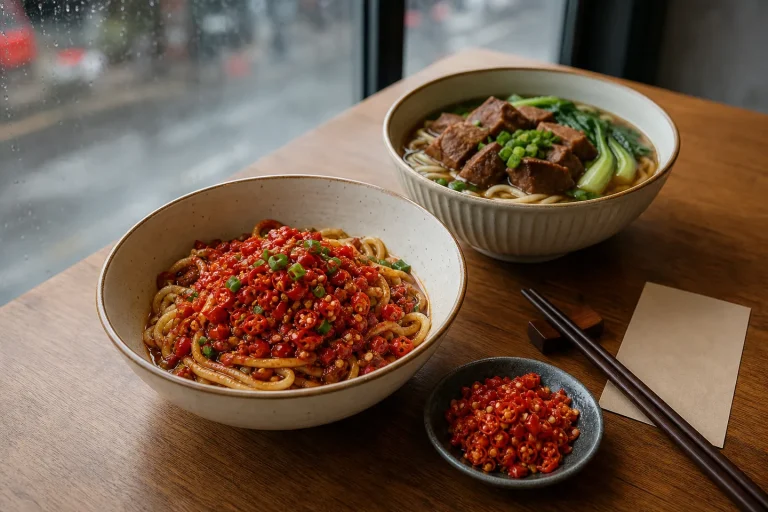 南昌湖南面点单指南：剁椒面、牛肉面和加辣小碟